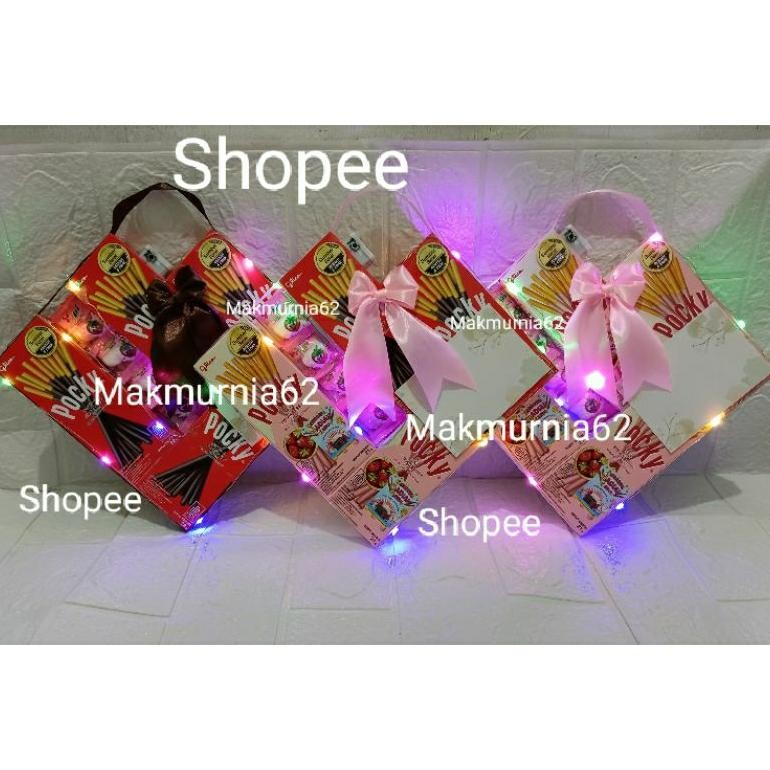 

RHH-1823 Pocky Love Pocky Snack isi 4 pcs Souvenir Nikah Souvenir Ulang tahun Hadiah Gift Sidang Kado sempro Kado Sidang Terlaris