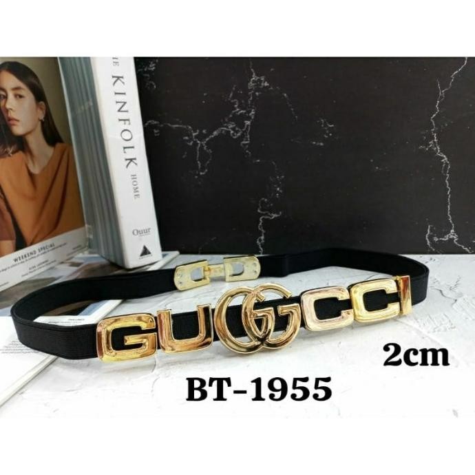 Terlaris Ikat Pinggang Wanita Karet Elastis Lebar 2Cm Murah