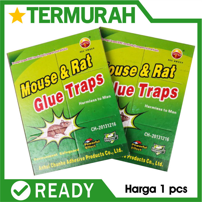 favorit] lem tikus bentuk buku papan perangkap mirip cap gajah kualitas impor