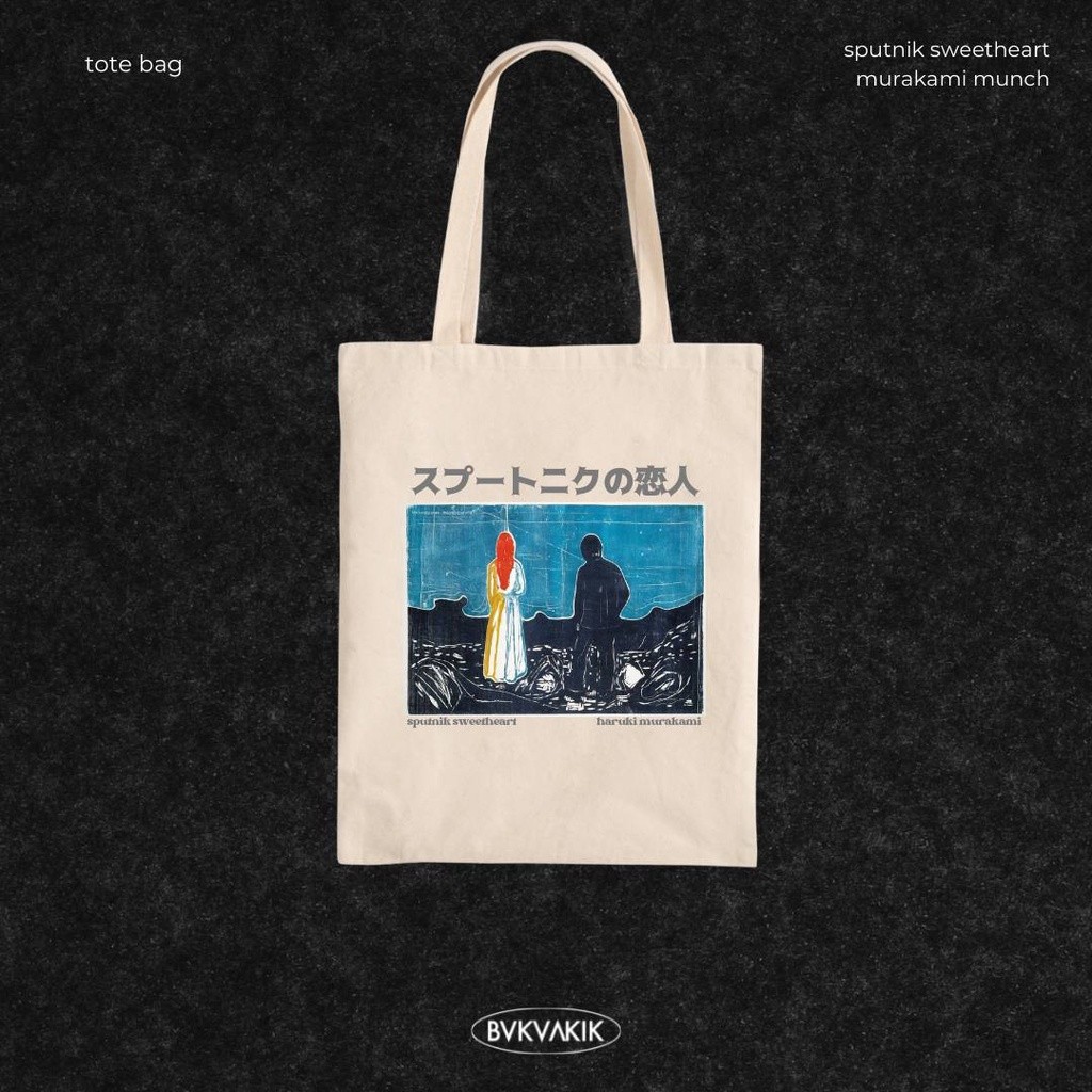 Tote Bag Sputnik Sweetheart Murakami Munch