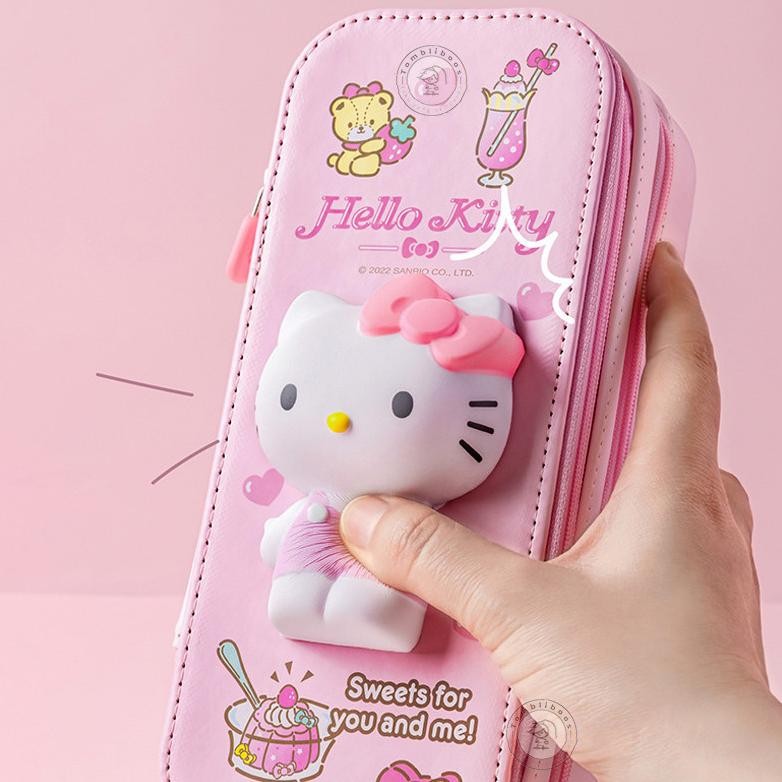 

tre-57 Double Decker Tempat Pensil Squishy Dua Susun Pen Holder Squishy Sale