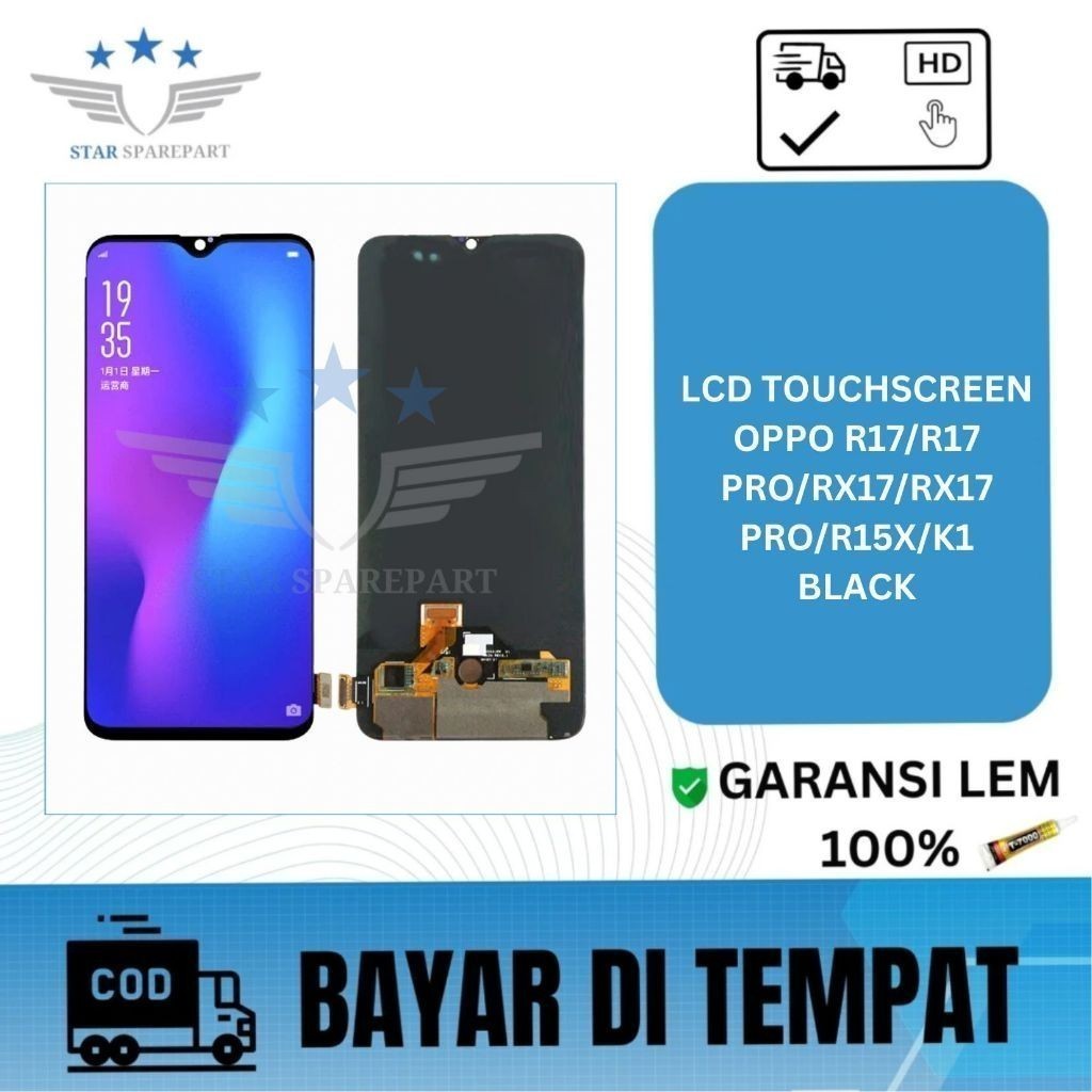 LCD TOUCHSCREEN OPPO R17 / R17 PRO / RX17 / RX17 PRO / R15X / K1