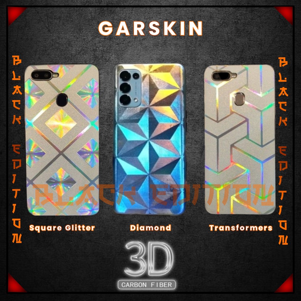 IPHONE 7 PLUS IPHONE 8 PLUS Backskin garskin skin pelindung belakang hp anti jamur motif Diamond tra