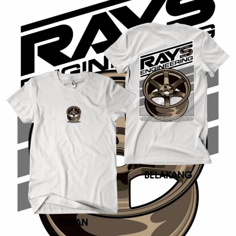 Promo Kaos Velg Te37 T-Shirt Velg Volk Rays Te37