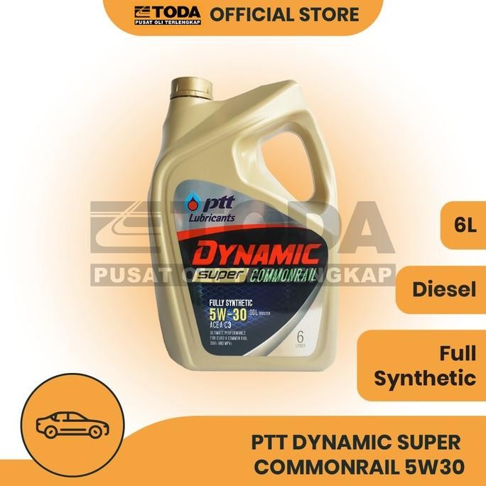 Oli  Ptt Dynamic Super Commonrail 5W30 6L Oli Mesin Diesel Original