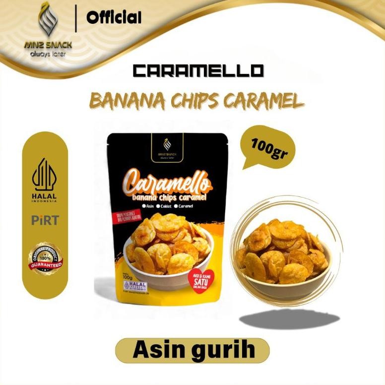 

df-8 MNZSNACK BELI 10 GRATIS 1 Paket usaha Caramello kripik pisang coklat caramel asin manis madu bananachips caramel keripik pisang coklat Termurah