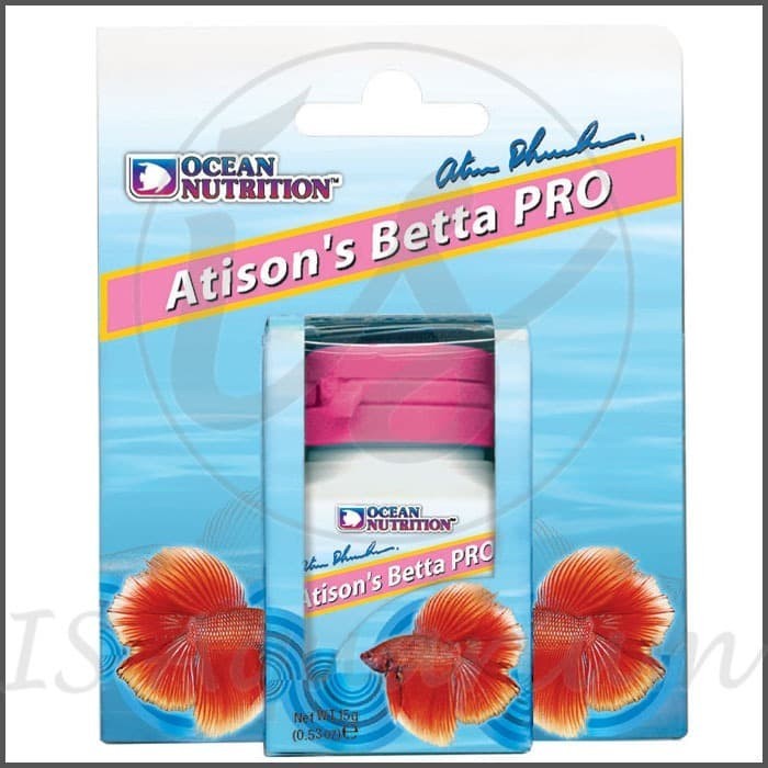 Ocean Nutrition Atison'S Betta Pro 15Gr Makanan Cupang Premium Pelet