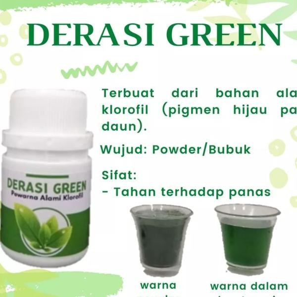 

Derasi Green Pewarna Makanan Ala Klorofil