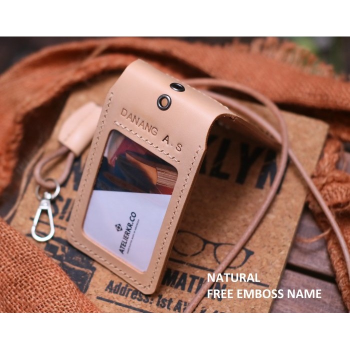 

Terbaru!!! Motala Id Card Holder Lanyard tag leater