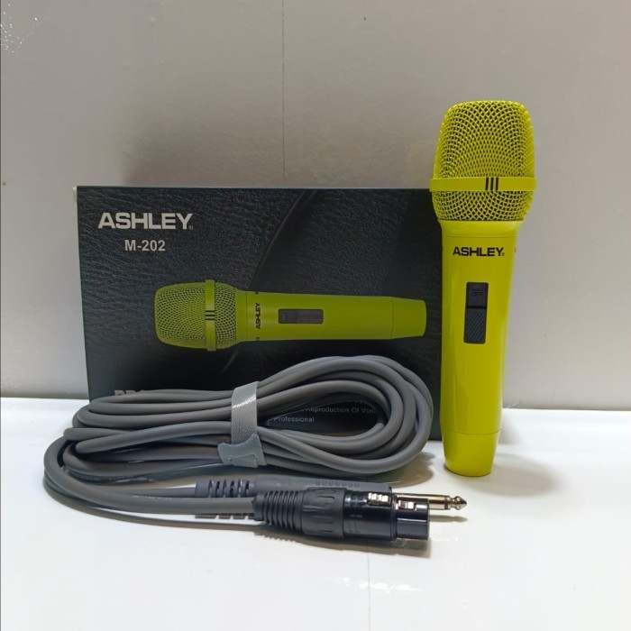 Ready Mikrofon Dynamic Ashley M 202 Microphone kabel Ashley Original