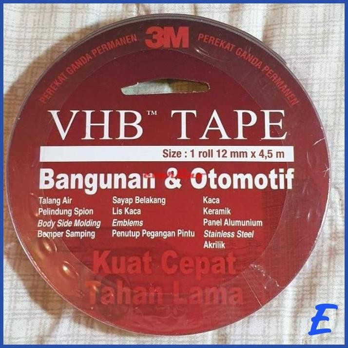 

| EV | DOUBLE TAPE 3M VHB 12 MM / 24 MM X 4,5 M FOAM MOBIL