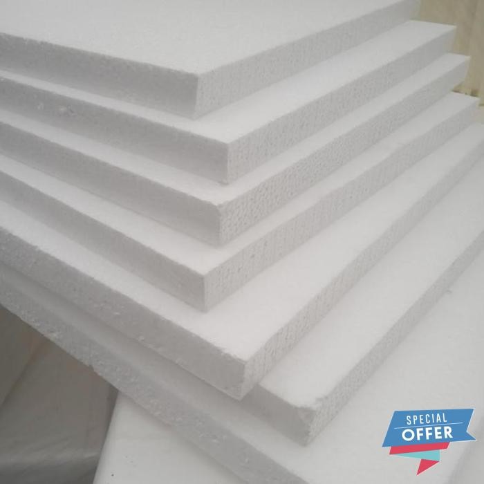 

Extra 30X40X1Cm Papan Styrofoam Gabus Lembaran Styrofoam/ Gabus/ Stereofoam/ Styrofoam Lembaran Kekinian