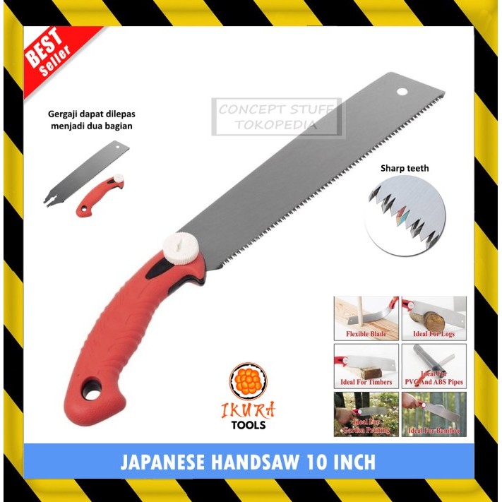 Terlaris Gergaji Jepang Ryoba Saw Potong Kayu Pipa Pvc Bambu Bamboo Papan Dahan