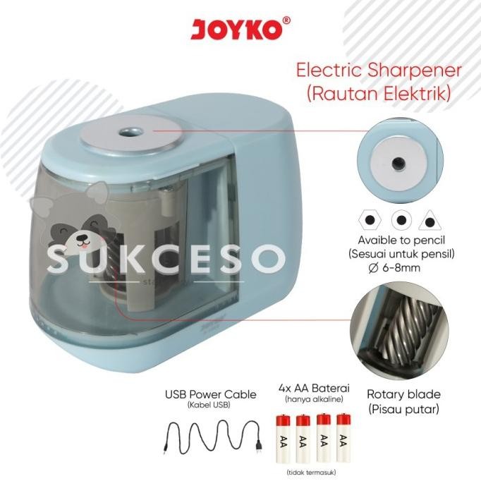 

Joyko Serutan Elektrik A-159E / Sharpener Electric Murah Berkualitas