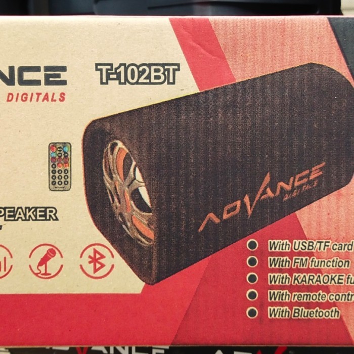Speaker t102bt advance 6,5" bluetooth