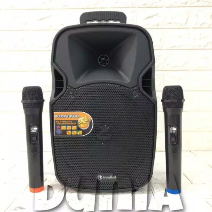 Speaker Portable Wireless Meeting Ashley RQ12 Original 12 inch Bluetoo