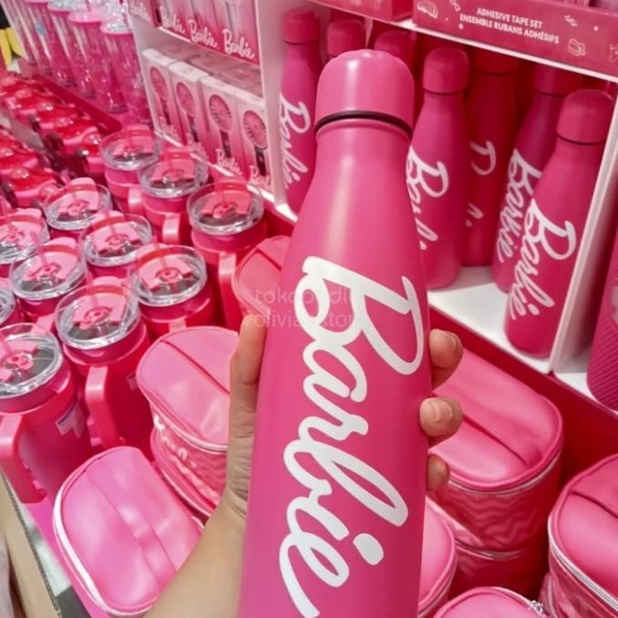 tumbler stainless miniso x barbie miniso barbie termos GS