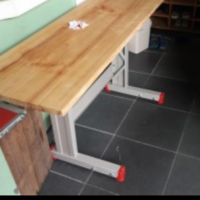 daun meja kayu top table Pine baru. bukan jati Belanda bekas palet