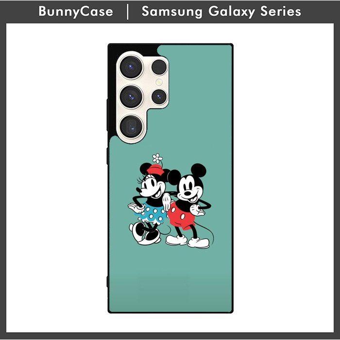 Case Casing Samsung Galaxy S24 S23 S22 S21 S20 Ultra Plus FE Mickey Minnie Mouse LZ0265