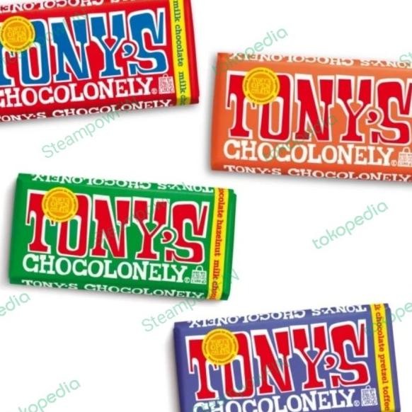 

Tonys Chocolonely Chocolate 180G Hazelnut Almond Dark Lk Nougat