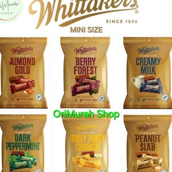 

Coklat Whittakers Ni Size Slab Almond Gold Berry Forest Creamy Lk Hokey Pokey Crunch Dark Peppernt Chocolate