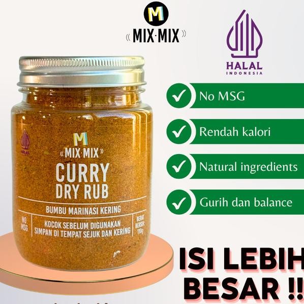 

Xx Curry Dry Rub Bumbu Marinasi Serbaguna 110 Gram All Purpose Sea