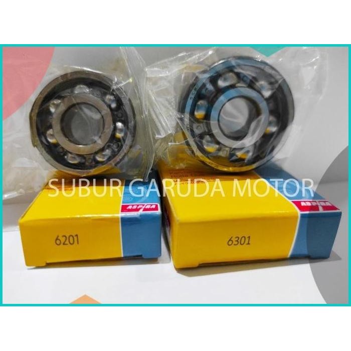 LAHER SKF ASPIRA 6201 6301 RODA BELAKANG SUPRA X 125 REVO ABS BLADE 8J