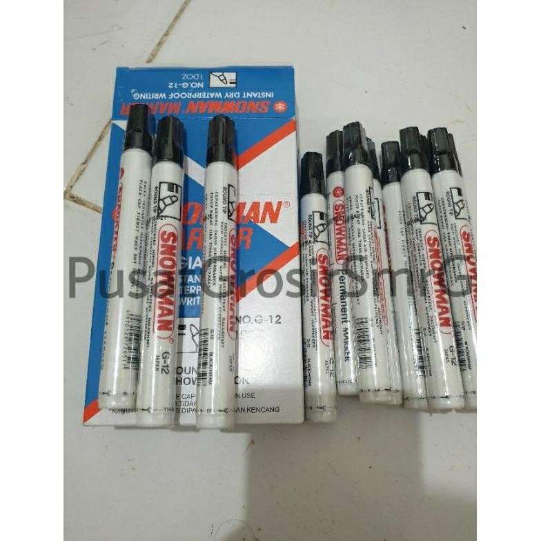 

ORIGINAL Spidol Permanent G12 snowmant (1 LUSIN) Um57