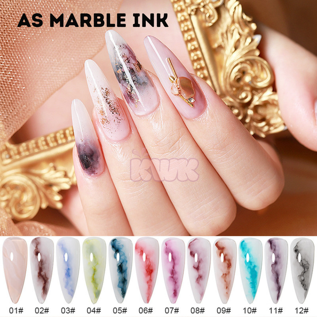 BELANJA AS MORANDI INK COLOR 15ML DEKORASI INK MARBLE MORANDI ANOTHER SEXY / ANOTHER SEXY KUTEK GEL