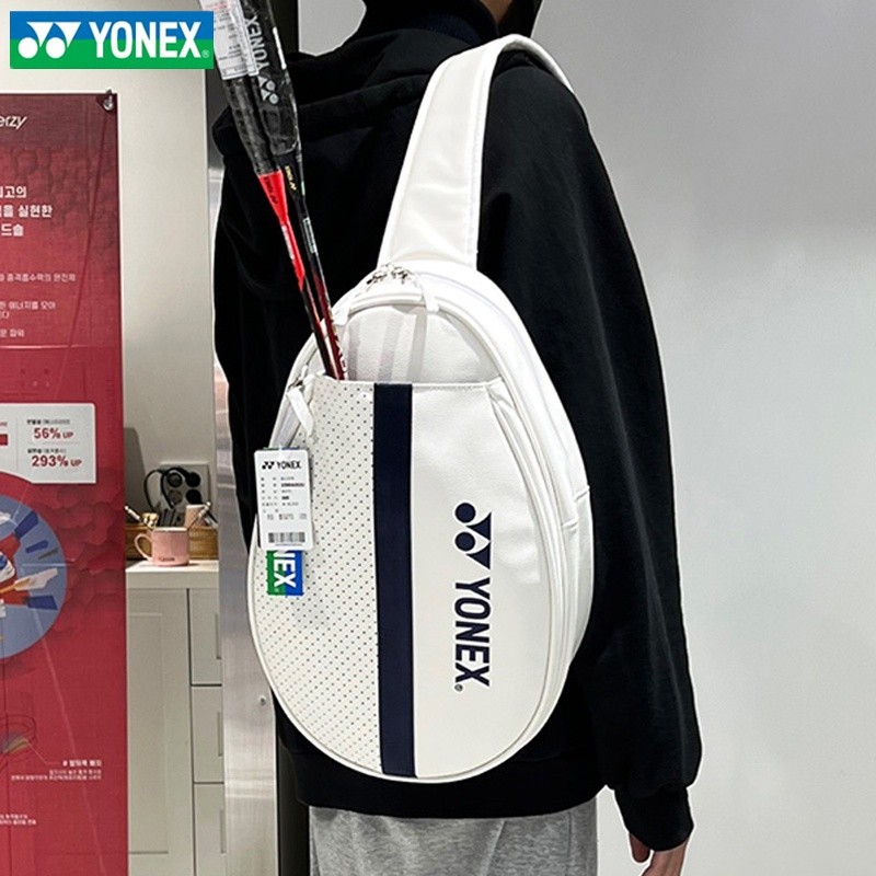 Tas Raket Bulu Tangkis Tenis Yonex Baru 2022 3 Buah Tas Dada Putih Portabel Ringan Mini Satu Bahu |A