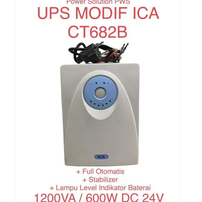 UPS ICA 1200VA MODIF EXTERNAL BATTERY [ UPS MODIF ICA CT682B ]