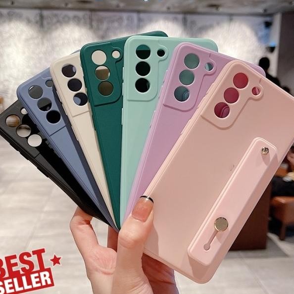Case S21 Fe Strap Wrist Standing Softcase Cute Colored