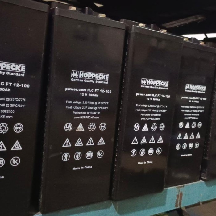 Battery VRLA merek Hoppecke 100ah