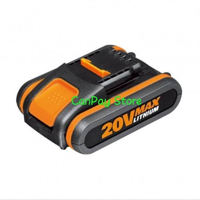 WORX Battery WA3553 Baterai (20V Maks) 4,0Ah Batre worx