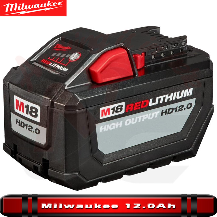 Milwaukee 48-11-1812 M18 REDLITHIUM HIGH OUTPUT 18v 12.0 Ah Battery