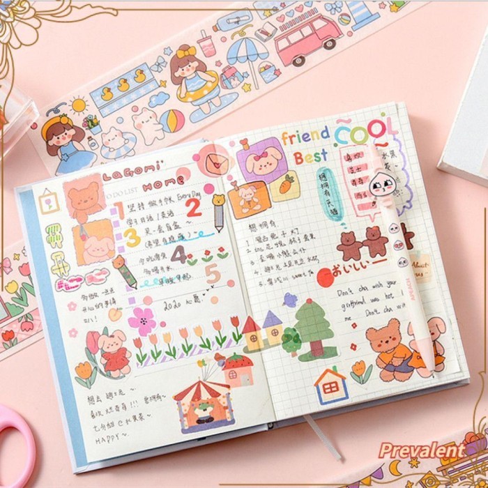 

Vee Lucu Kartun Kreatif Perlengkapan Sekolah Album Alat Tulis Jurl