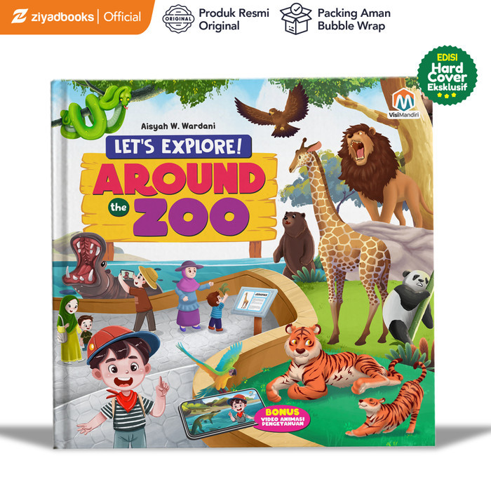 

Bana Ziyadbooks - Lets Explore Around The Zoo - Buku Cerita Anak Hardcover