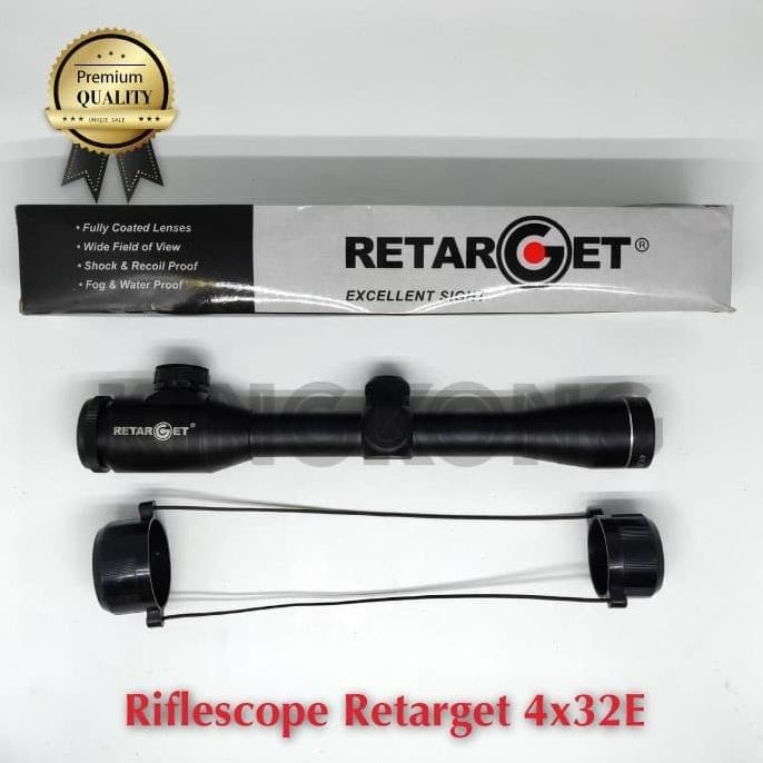 Teleskop Rifflescope Retarget 4X32E