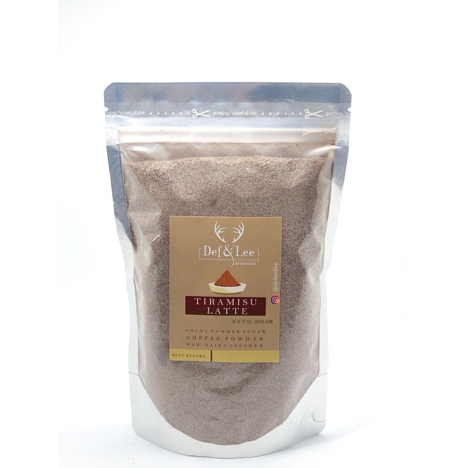 

Tiramisu Latte Powder Pack 250 Gram