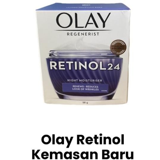 Olay Regenerist Retinol 24 Night Moisturizer Cream 50Gr / Krim Malam Anti Aging