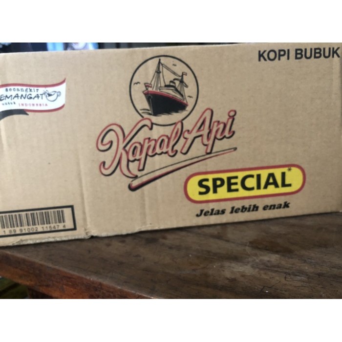 

Kopi Kapal Api Special 380G Sekardus 9Pack