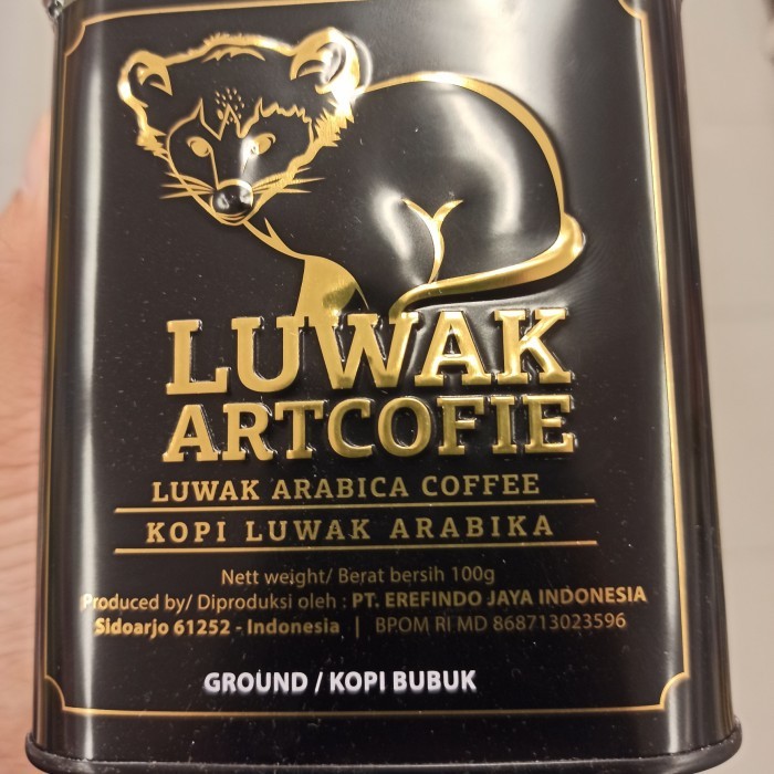 

Luwak Artcofie Arabica Ground Tin 100Gr