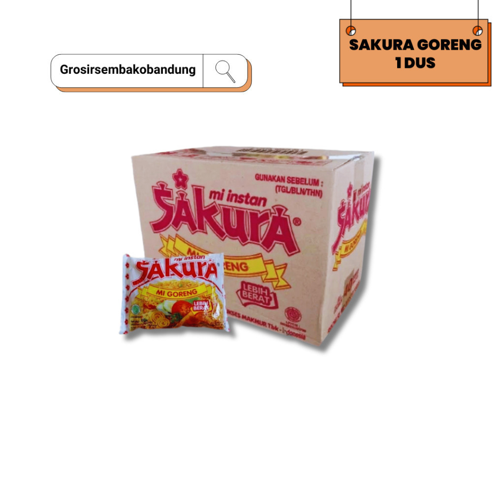 

SAKURA MIE GORENG PCK 60g - 1 Dus - Kota Bandung