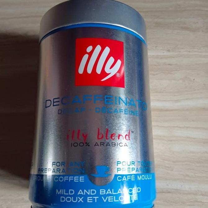 

Illy Coffee Decaffeinato 100% Arabica Ground Cofe 250Gr