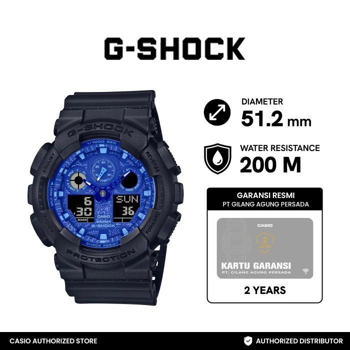 Jam Tangan Pria Casio G-SHOCK GA-100BP-1ADR