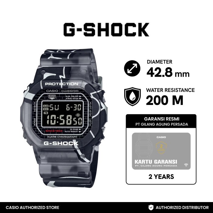jam tangan pria Casio G-SHOCK DW-5000SS-1DR
