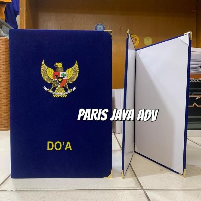 

Baru | Map Sekolah Map Beludru Kantor Map Upacara Bendera 1Set Full