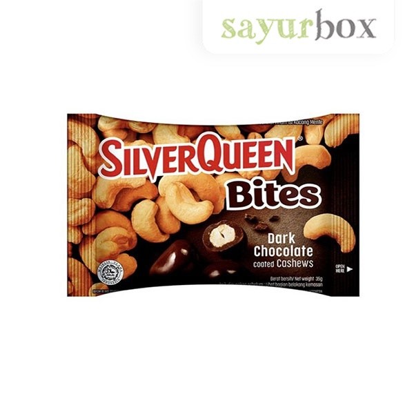 

SilverQueen Chocolate Bites Dark Chocolate 30 - 35 gram Sayurbox