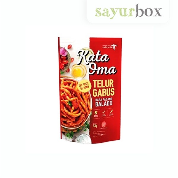 

Kata Oma Telur Gabus Padang Balado 63 gram Sayurbox