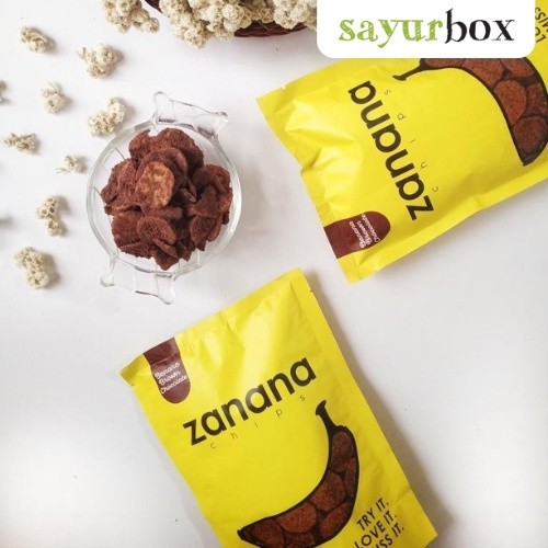 

Zanana Keripik Pisang Brown Chocolate 80 gram Sayurbox